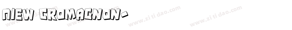 Niew CroMagnon字体转换